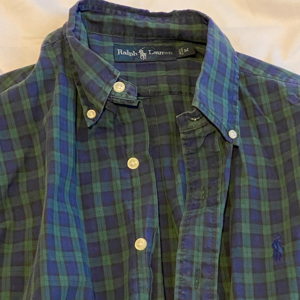 Ralph Lauren plaid button down shirt long sleeve - Picture 2 of 2